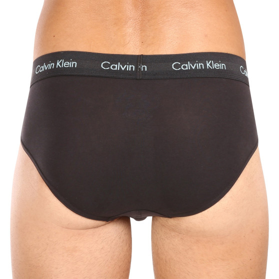 3PACK calzoncillos para hombre Calvin Klein negro (U2661G-H50)