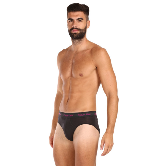 3PACK calzoncillos para hombre Calvin Klein negro (U2661G-H50)