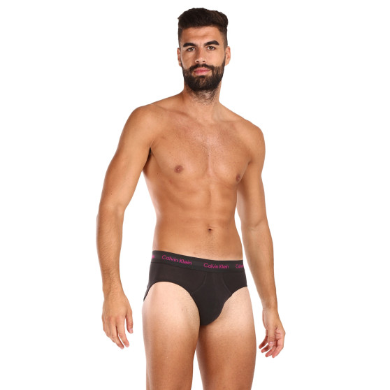 3PACK calzoncillos para hombre Calvin Klein negro (U2661G-H50)