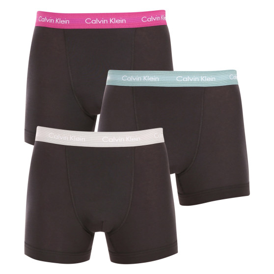 3PACK Boxers para hombre Calvin Klein negro (U2662G-H53)