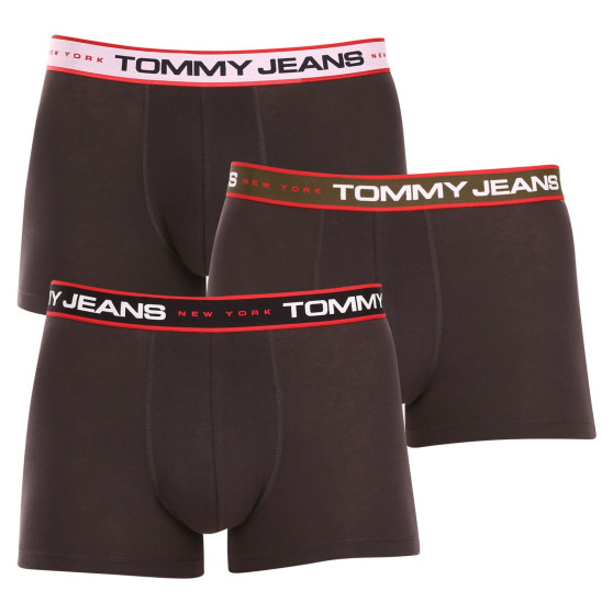 3PACK Boxers para hombre Tommy Hilfiger negro (UM0UM03107 0SA)