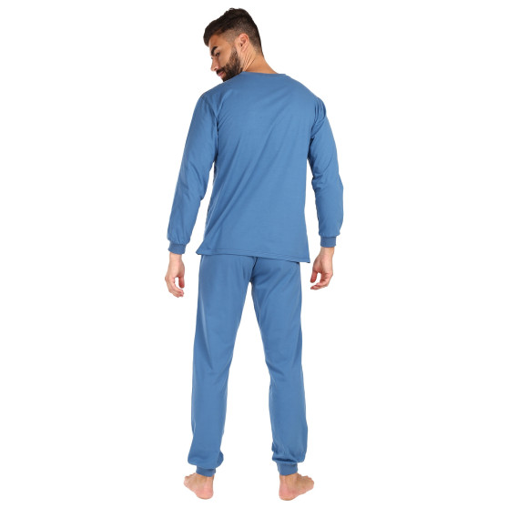 Pijama de hombre Foltýn sobredimensionado azul (FPDN16)