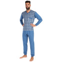 Pijama de hombre Foltýn sobredimensionado azul (FPDN16)