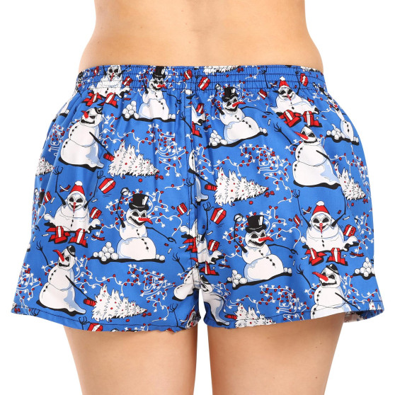 Calzones de mujer Styx art goma clásica Christmas snowmen (K1751)