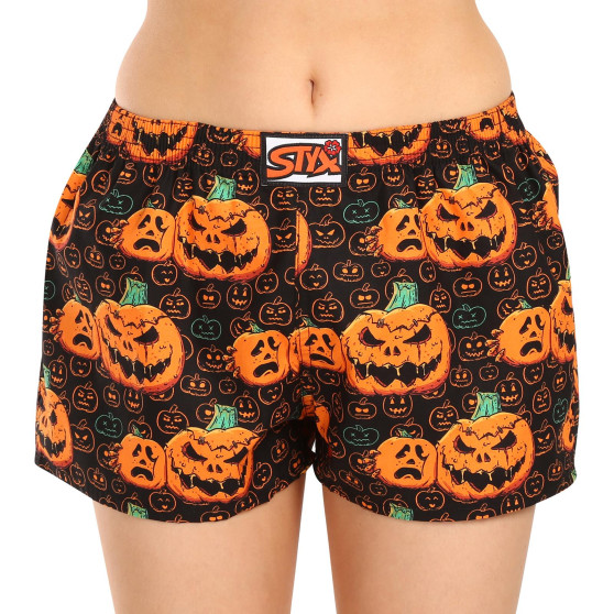 Calzones de mujerStyx art goma clásica Halloween pumpkin (K1755)