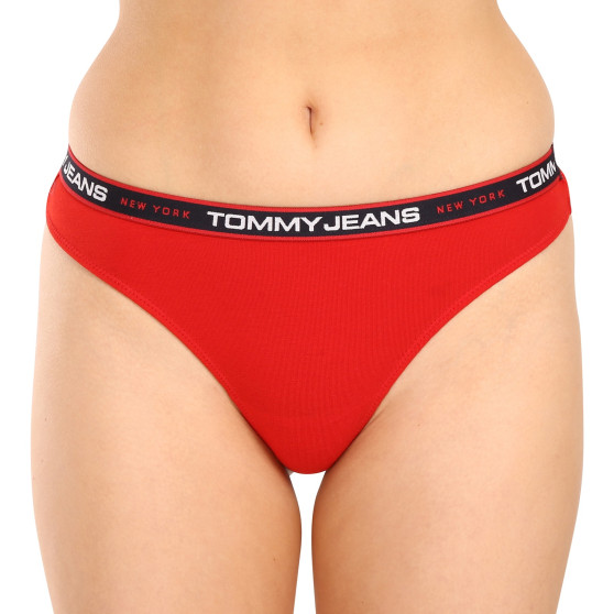 3PACK tanga de mujer Tommy Hilfiger multicolor (UW0UW04709 0WE)