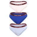 3PACK bragas de mujer Tommy Hilfiger multicolor (UW0UW04710 0SQ)