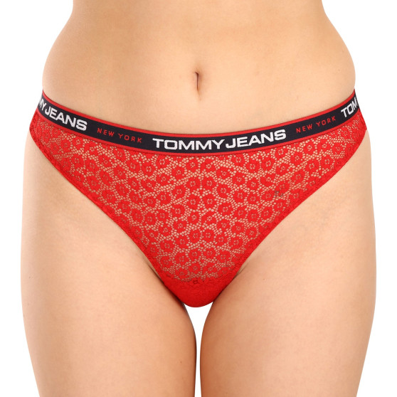 3PACK tanga de mujer Tommy Hilfiger multicolor (UW0UW04714 0WE)