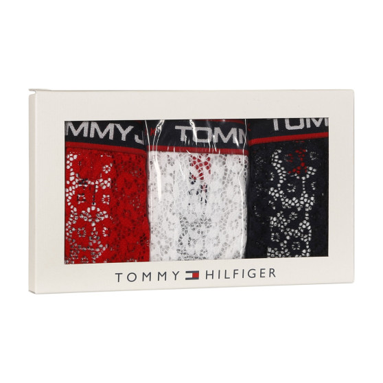 3PACK tanga de mujer Tommy Hilfiger multicolor (UW0UW04714 0WE)