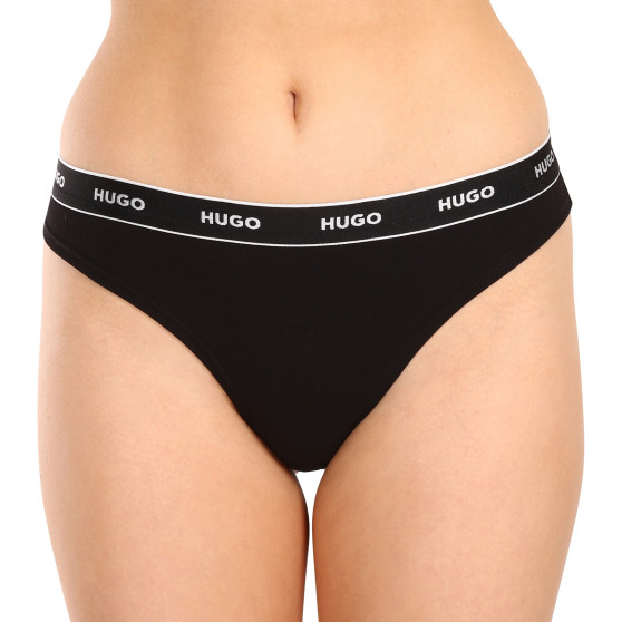 3PACK tanga de mujer HUGO multicolor (50480150 981)