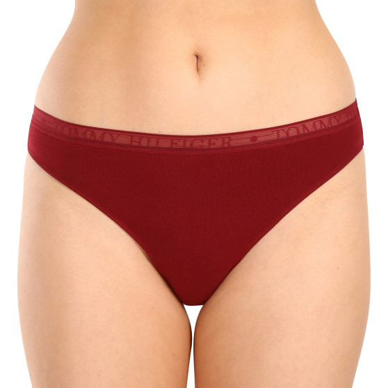 3PACK tanga de mujer Tommy Hilfiger multicolor (UW0UW04890 0U4)