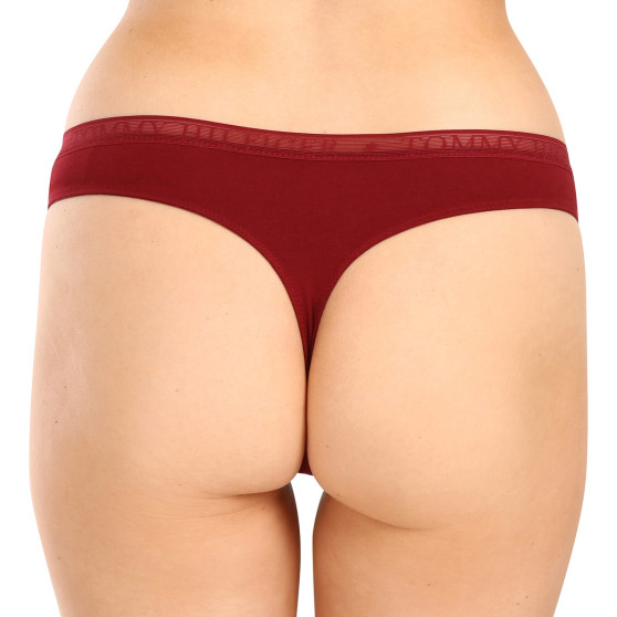 3PACK tanga de mujer Tommy Hilfiger multicolor (UW0UW04890 0U4)