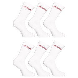 6PACK calcetines HUGO high white (50510187 100)