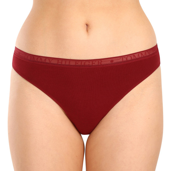 3PACK tanga de mujer Tommy Hilfiger sobredimensionado multicolor (UW0UW04890 0U4)