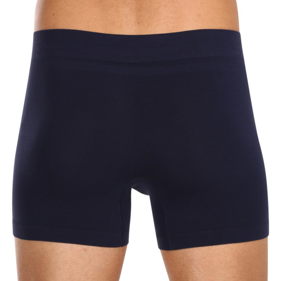 Boxers para hombre Nedeto bambú sin costuras azul (NDTB002S)