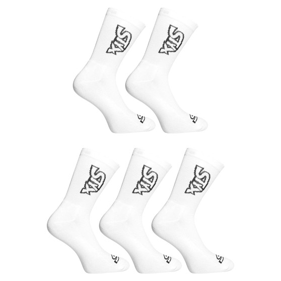 5PACK calcetines Styx high white (5HV1061)