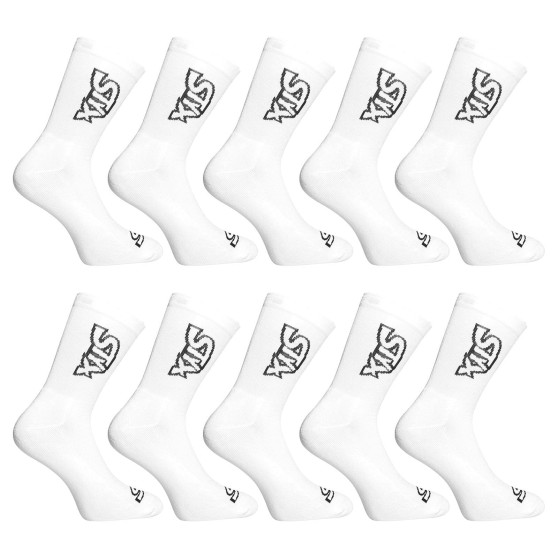 10PACK calcetines Styx high white (10HV1061)