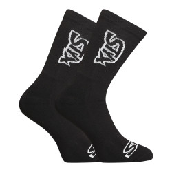 Calcetines Styx alto negro con logotipo blanco (HV960)