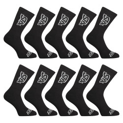 10PACK calcetines Styx alto negro (10HV960)