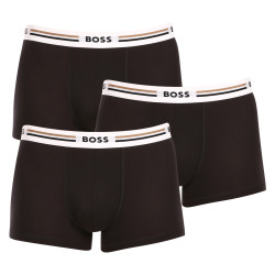 3PACK Boxers para hombre BOSS negro (50492200 001)