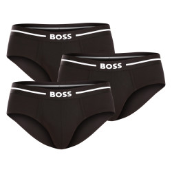 3PACK calzoncillos para hombre BOSS negro (50510679 001)