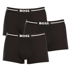 3PACK Boxers para hombre BOSS negro (50510687 001)