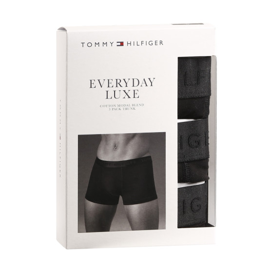 3PACK Boxers para hombre Tommy Hilfiger negro (UM0UM02760 0R7)