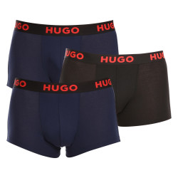 3PACK Boxers para hombre HUGO multicolor (50496723 406)