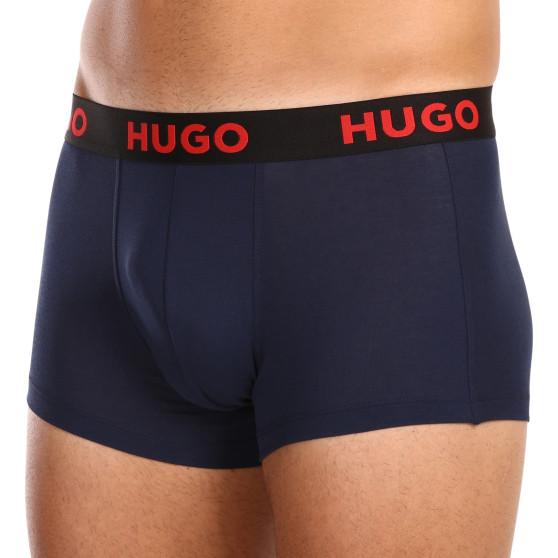 3PACK Boxers para hombre HUGO multicolor (50496723 406)