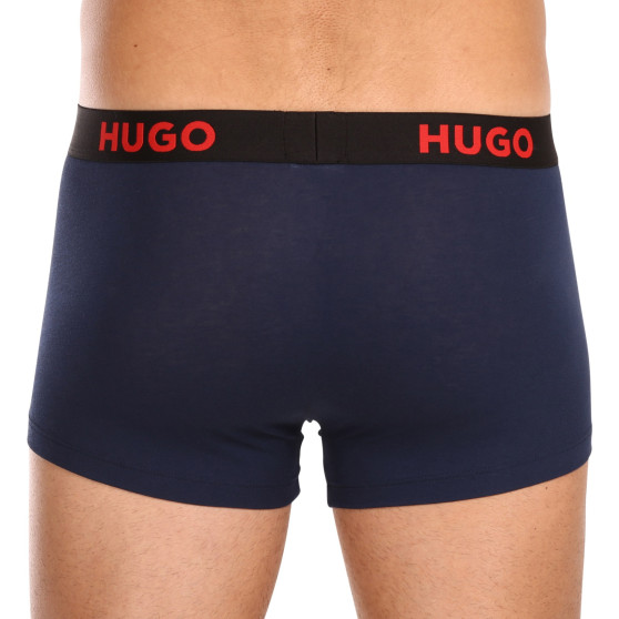 3PACK Boxers para hombre HUGO multicolor (50496723 406)