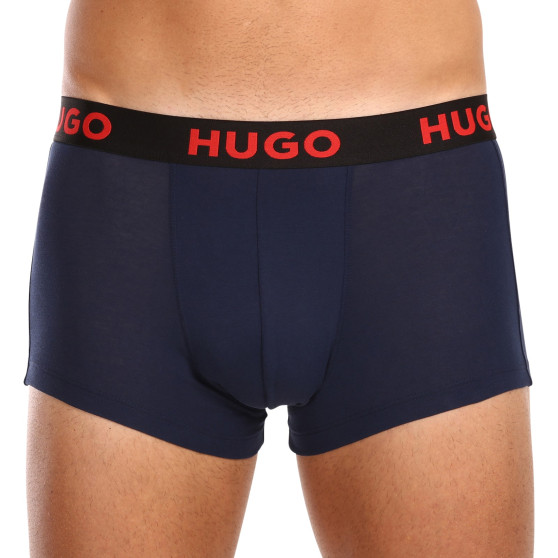 3PACK Boxers para hombre HUGO multicolor (50496723 406)