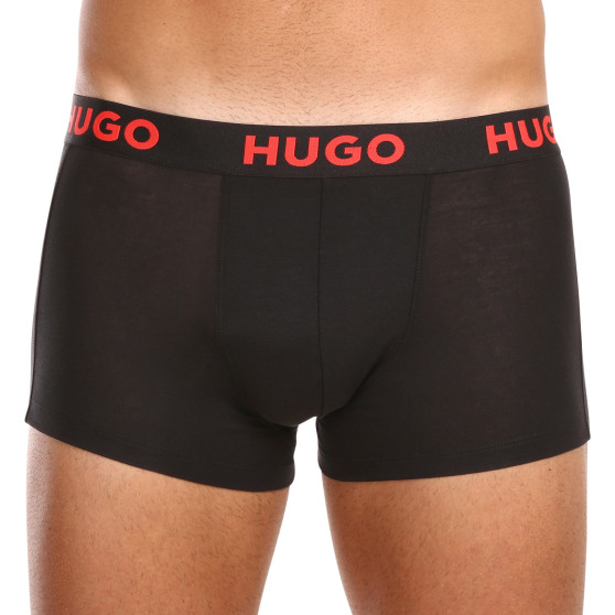 3PACK Boxers para hombre HUGO multicolor (50496723 406)