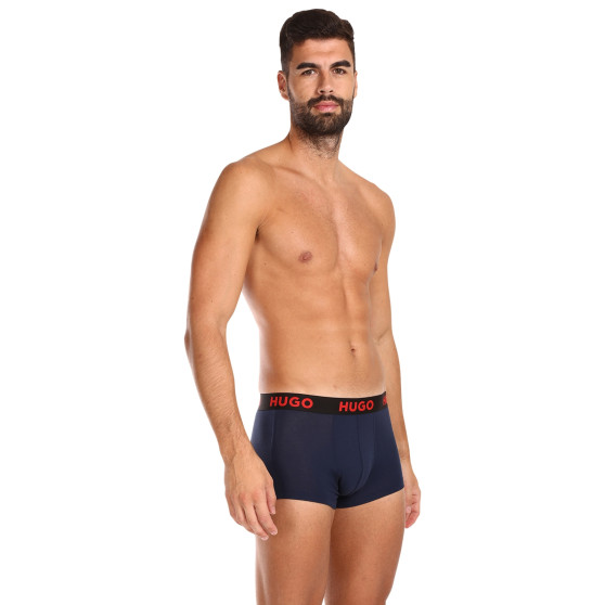 3PACK Boxers para hombre HUGO multicolor (50496723 406)