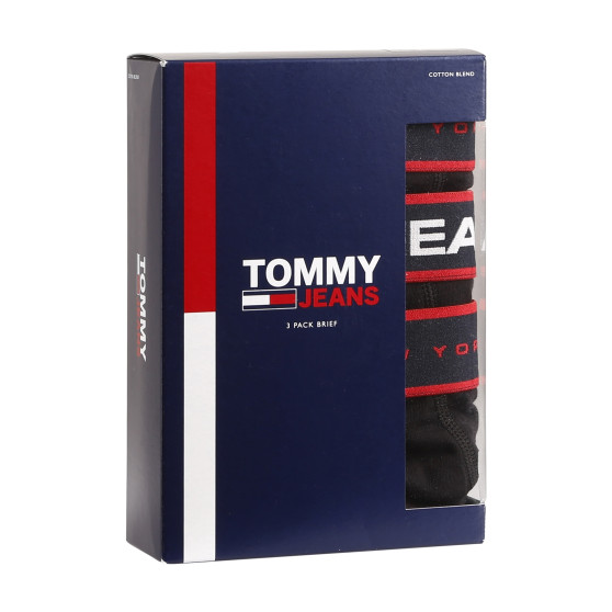 3PACK calzoncillos para hombre Tommy Hilfiger negro (UM0UM02970 0R7)