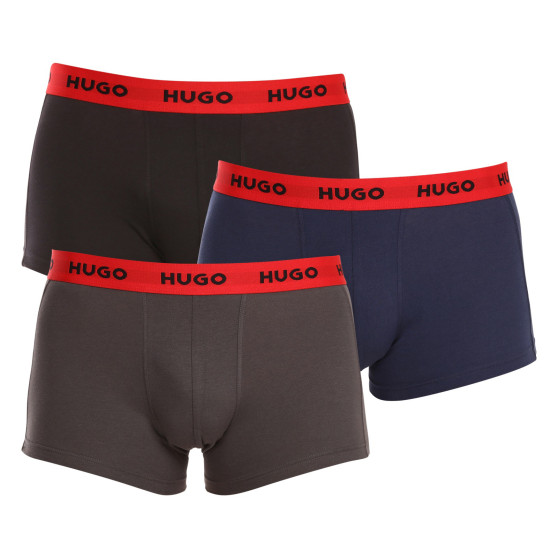 3PACK Boxers para hombre HUGO multicolor (50469766 031)