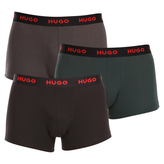 3PACK Boxers para hombre HUGO multicolor (50469766 303)