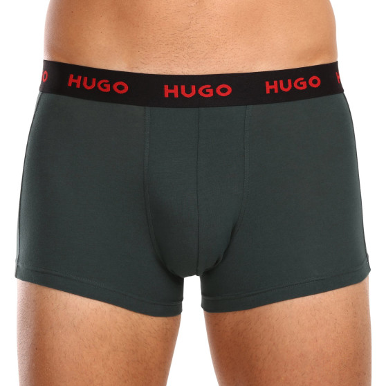 3PACK Boxers para hombre HUGO multicolor (50469766 303)