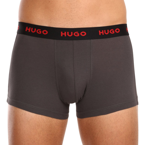 3PACK Boxers para hombre HUGO multicolor (50469766 303)