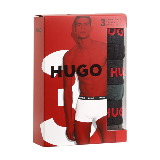 3PACK Boxers para hombre HUGO multicolor (50469766 303)