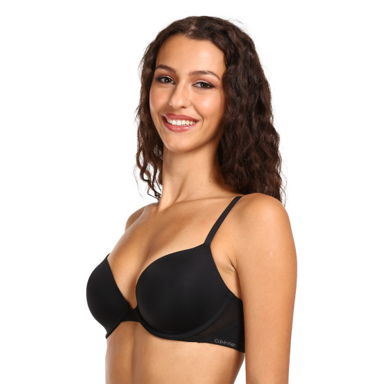 Sujetador de mujer Calvin Klein reforzado con aros negro (QF5613E-UB1)