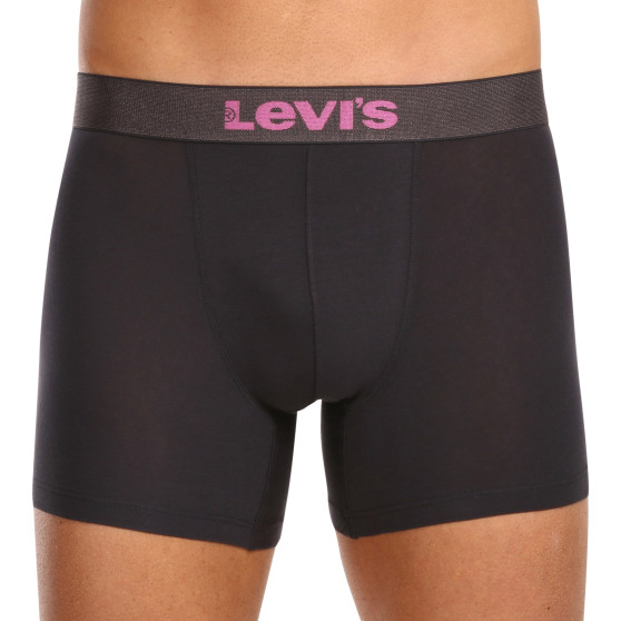 3PACK Boxers para hombre Levis negro (701224662 001)