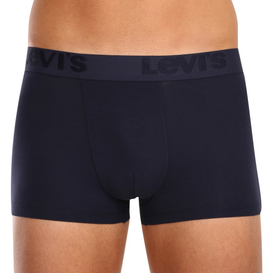 3PACK Boxers para hombre Levis azul oscuro (905042001 002)