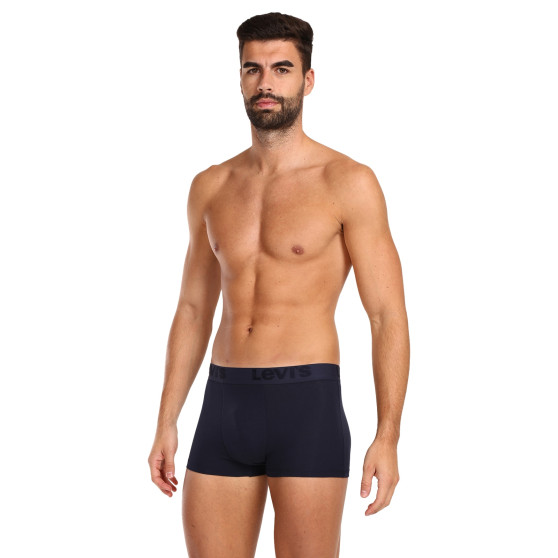 3PACK Boxers para hombre Levis azul oscuro (905042001 002)