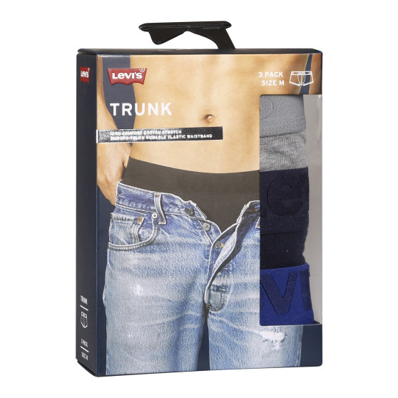 3PACK Boxers para hombre Levis multicolor (905042001 022)