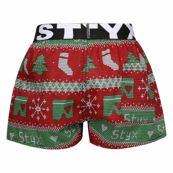 Niños Shorts Styx arte deporte elástico Navidad de punto (BJ1658)