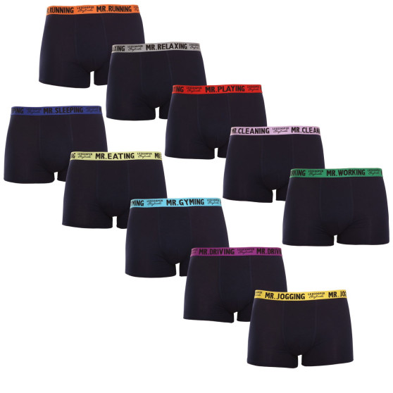 10PACK Boxers para hombre Lee Cooper azul (LCUBOX10P0101-1410367)