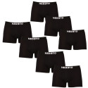 7PACK Boxers para hombre Nedeto negro (7NDTB001-brand)