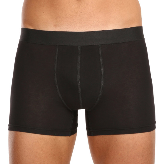 5PACK Boxers para hombre Nedeto sobredimensionado negro (5NBX001)