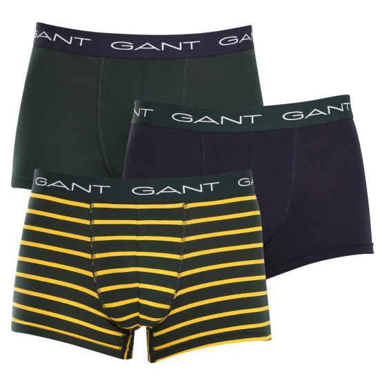 3PACK Boxers para hombre Gant multicolor (902333023-374)