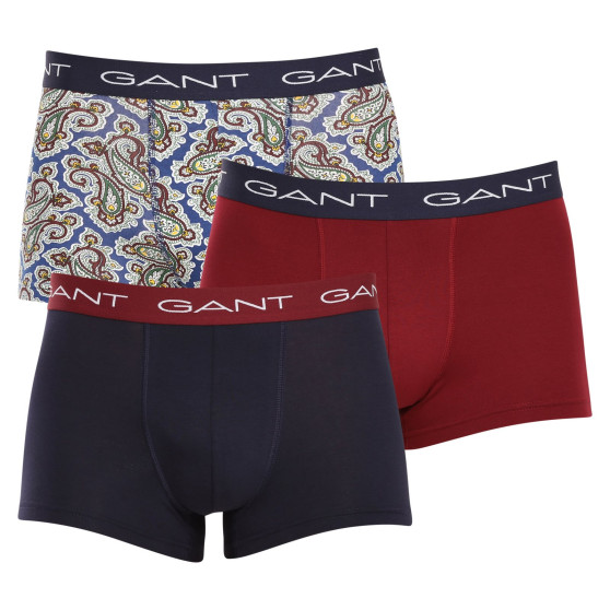 3PACK Boxers para hombre Gant multicolor (902333063-418)